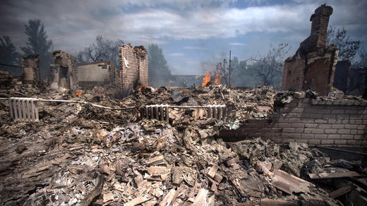 Destruction en Ukraine