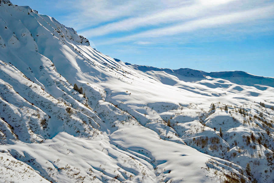 Paysage blanc (Haute Savoie)